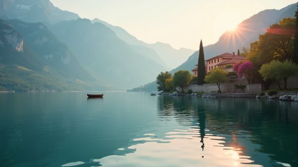 Organiser une demande en mariage romantique au lac de Côme