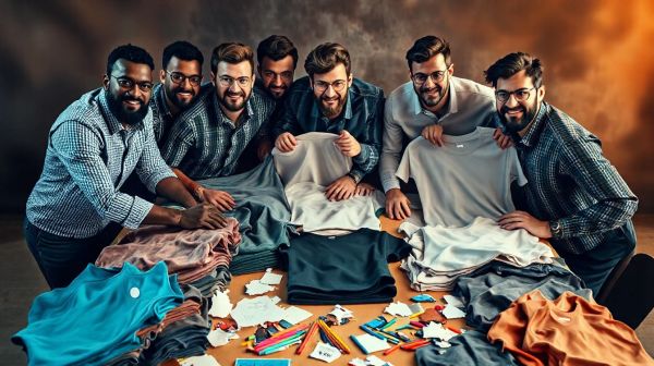 Personnaliser des t-shirts EVG homme : tendances originales pour votre groupe