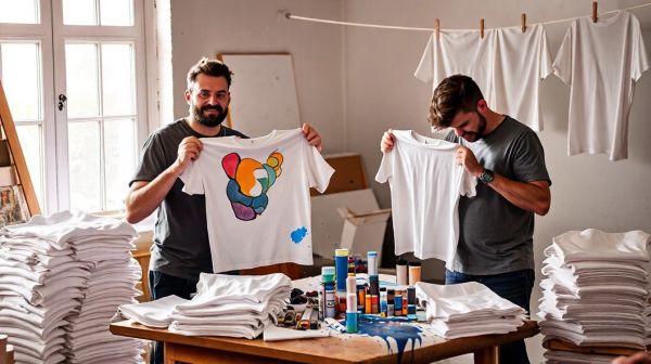 Personnaliser des t-shirts EVG homme : tendances originales pour votre groupe